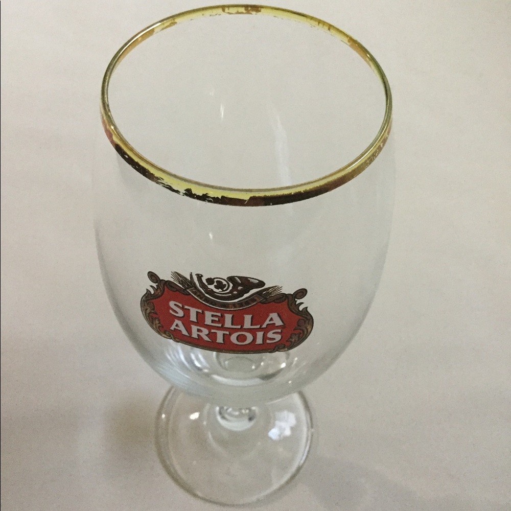 STELLA ARTOIS Belgium VINTAGE Glass ❤️